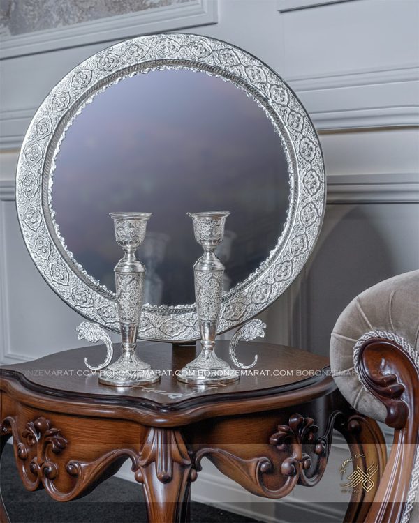 آینه شمعدان فردیس - برنز عمارت