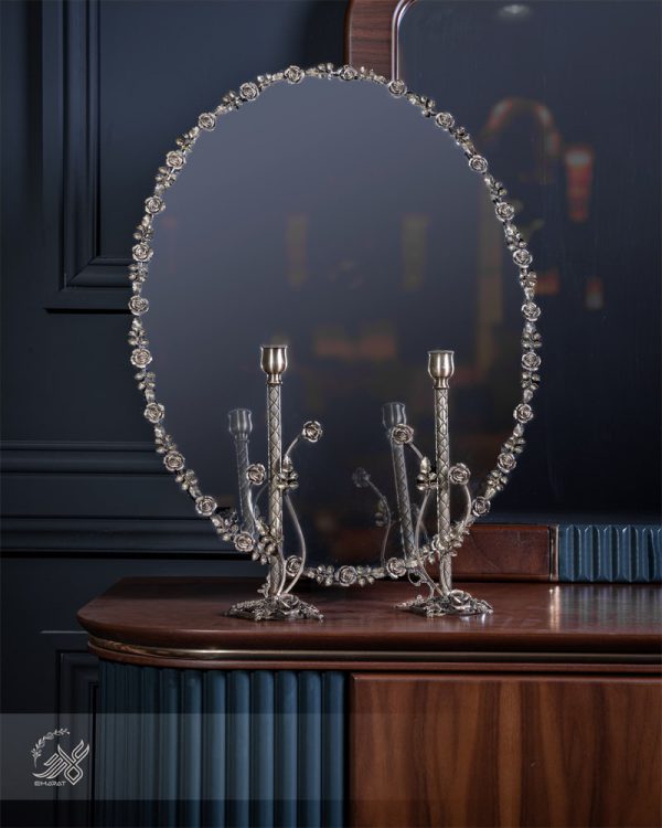 آینه شمعدان مهر - برنز عمارت